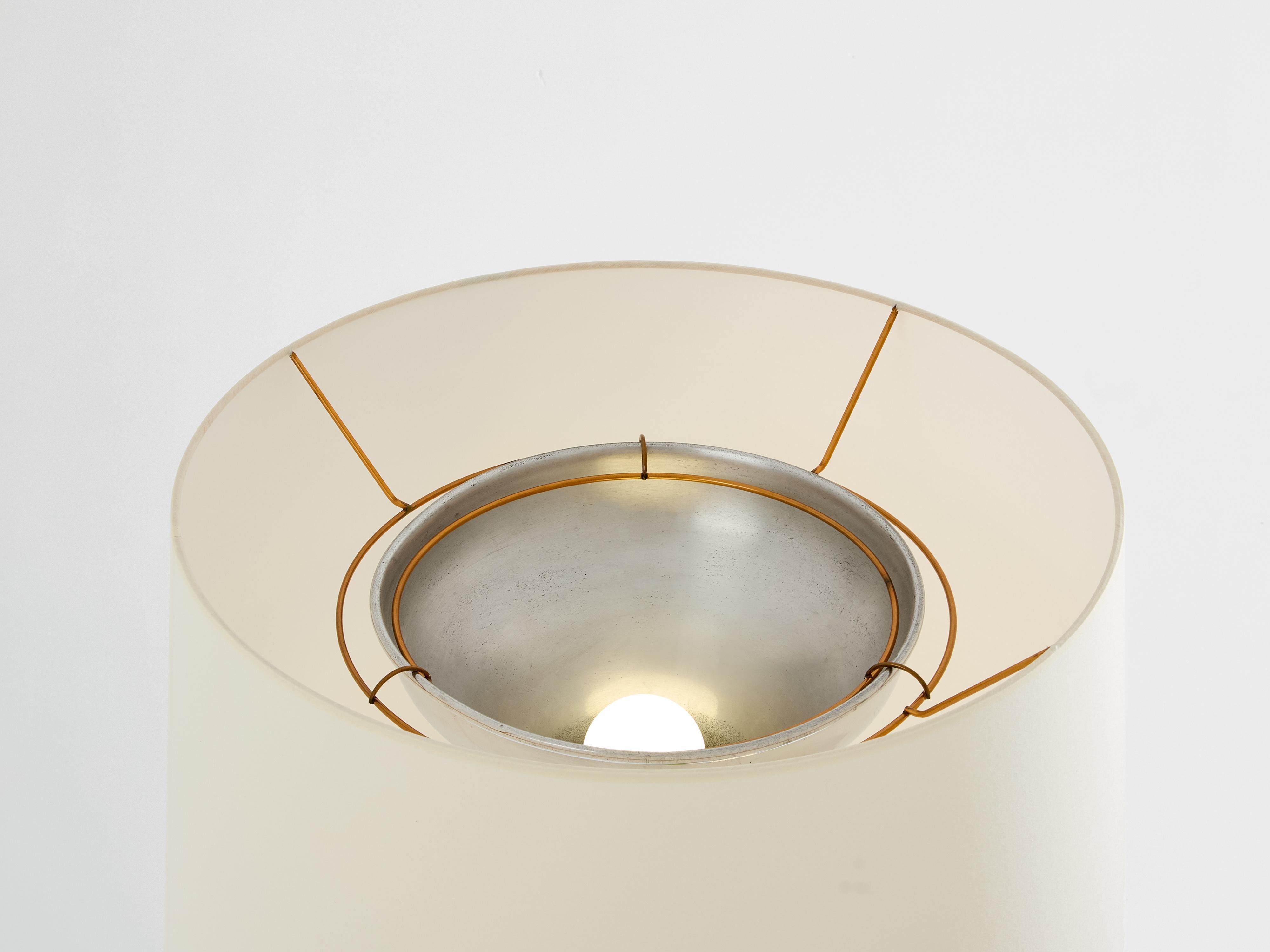 Lampada da terra in bronzo dorato a fogliame Maison Jansen anni '50 in vendita 2
