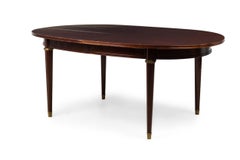 Maison Jansen French Mahogany & Bronze Extension Dining / Conference Table
