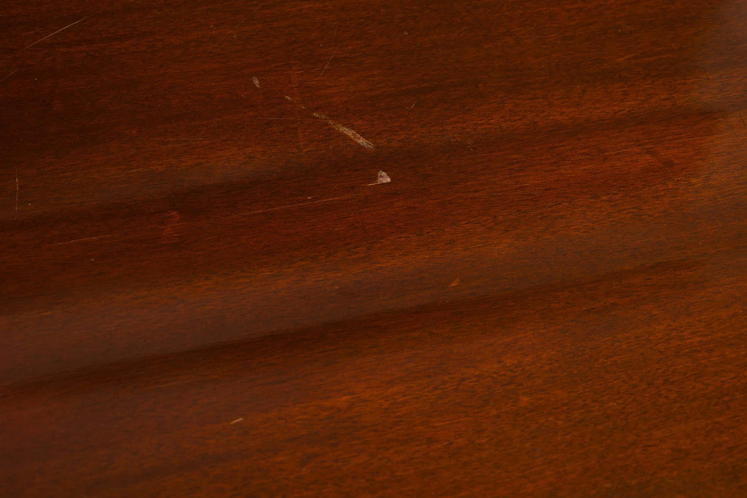 Maison Jansen Mesa extensible de comedor / conferencia francesa de caoba y bronce Bronce en venta