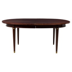 Maison Jansen French Mahogany & Bronze Extension Dining / Conference Table