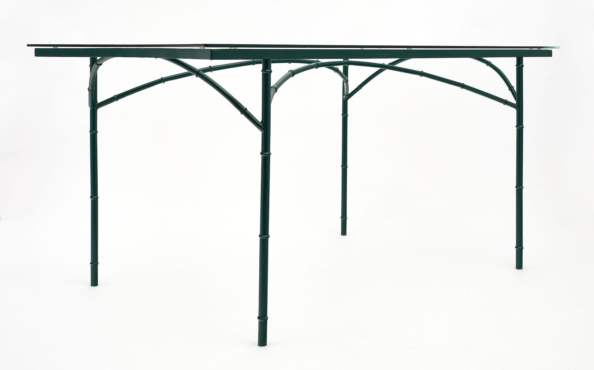 Mid-Century Modern Maison Jansen Garden Dining Table For Sale