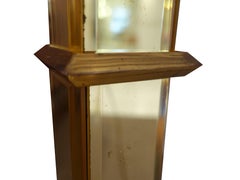 Maison Jansen Gold Mirrored Floor Lamp