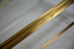 Hollywood Regency Brass Two-Tier Coffee Table