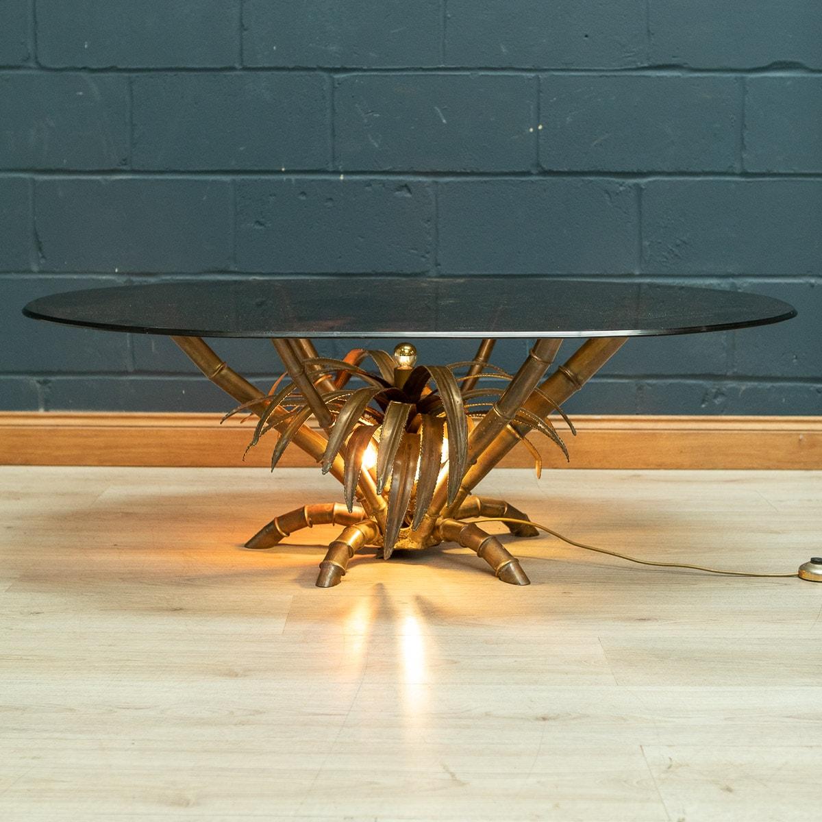 French Maison Jansen Illuminating Coffee Table, France, C.1970 For Sale