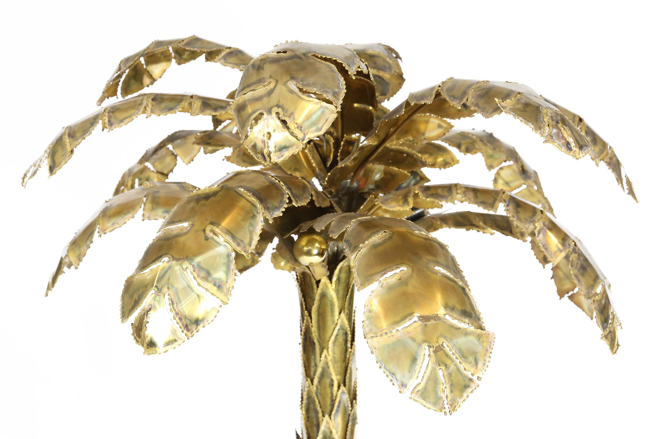 brass palm tree lamp