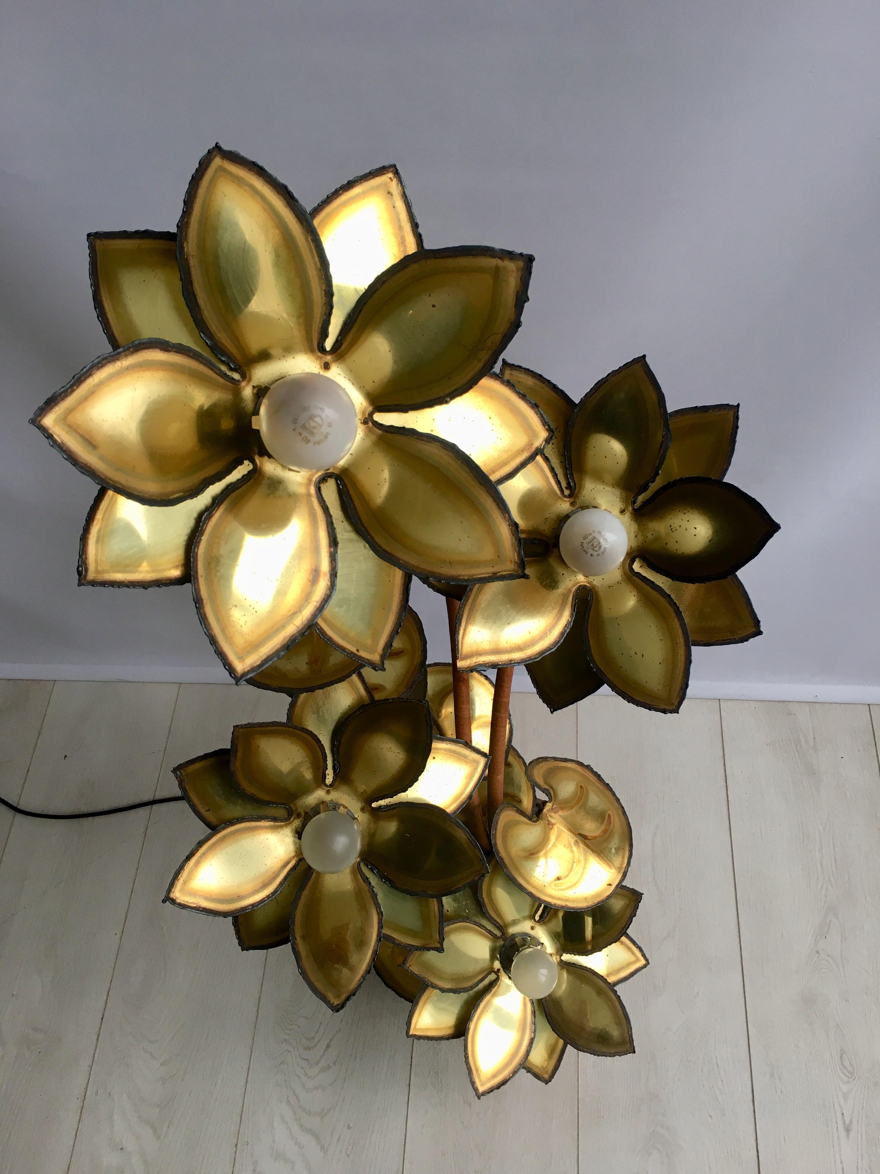 Maison Jansen Lotus Flower Lamp im Angebot 5