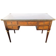 Maison Jansen Louis XVI Style Bronze Mounted Rosewood Writing Desk