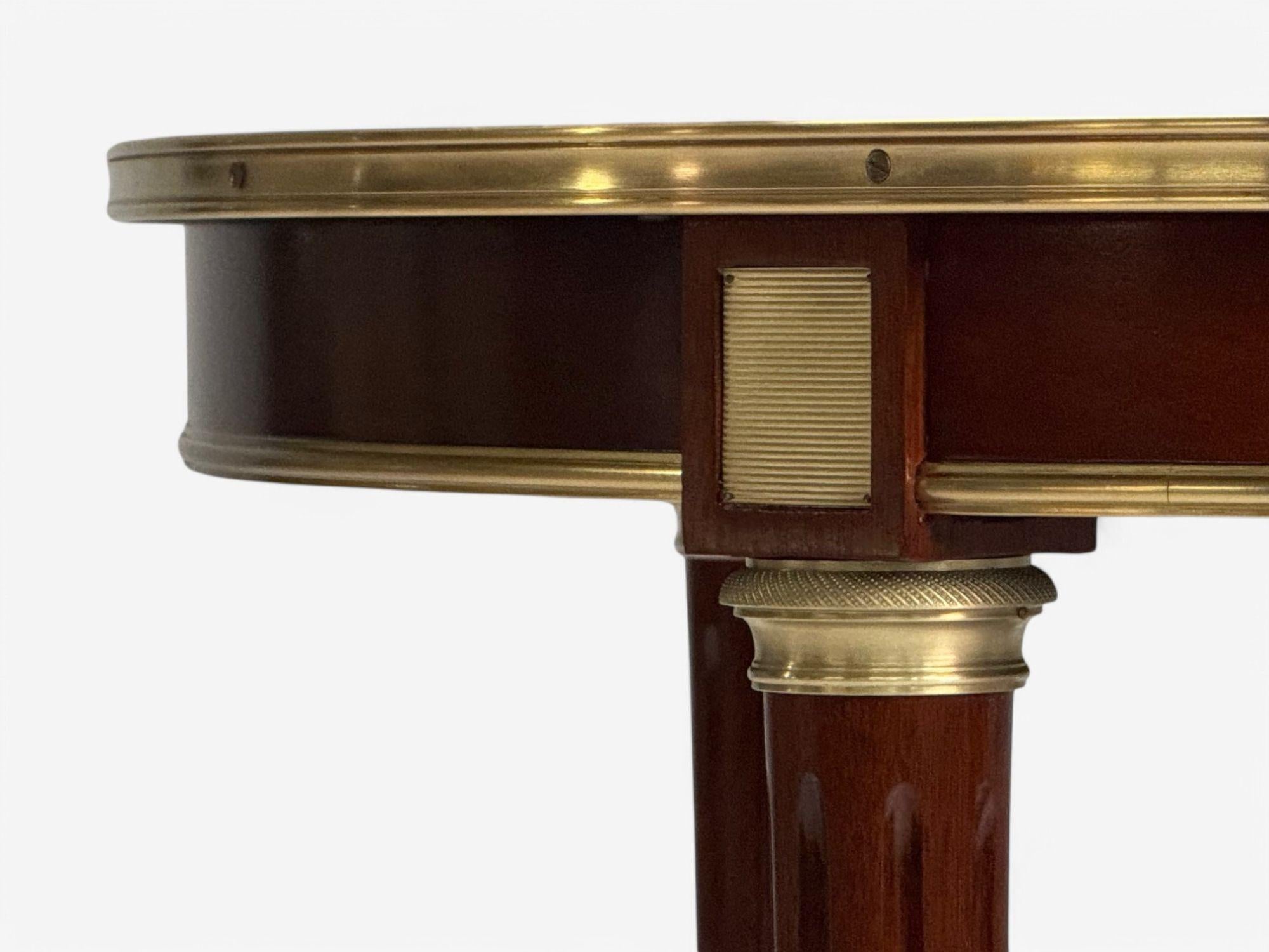 Maison Jansen, style Louis XVI, acajou, bronze, table de salle à manger, France, années 1920 en vente 5