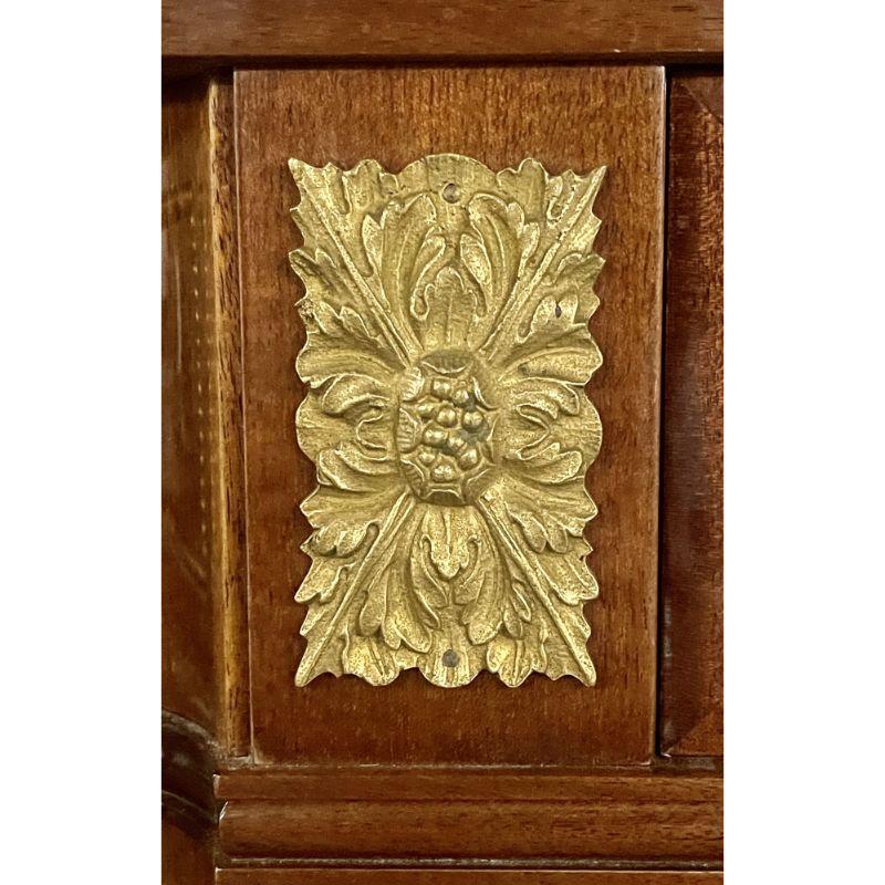 Maison Jansen Louis XVI Style Sideboard, Cabinet, Credenza, Bronze, Marble Top For Sale 13