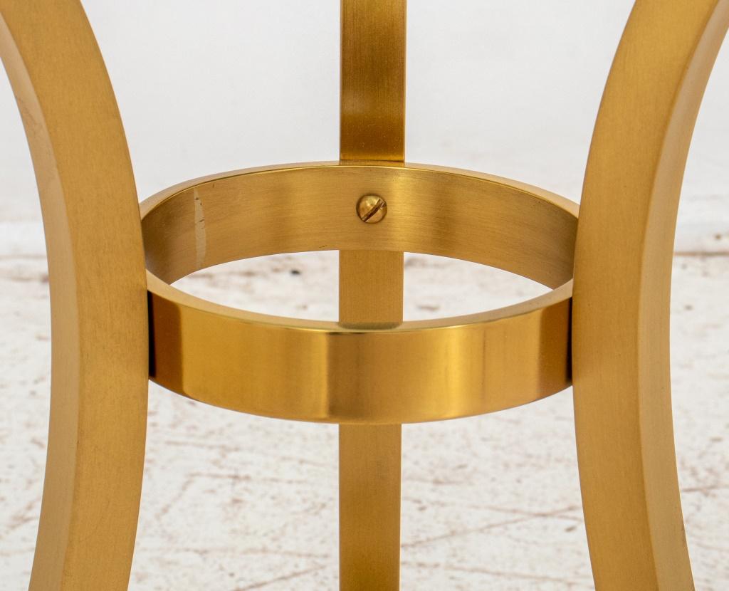 Maison Jansen: Gueridon-Tisch aus vergoldetem Metall im Angebot 4