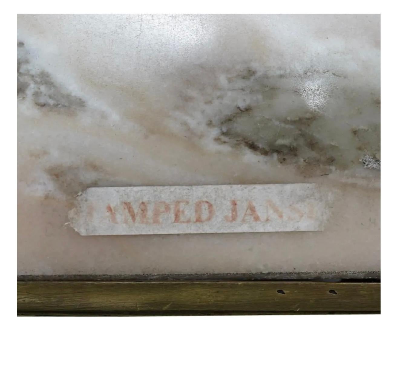Étagère surmontée de marbre et de laiton de la Maison Jansen, début du 20ème siècle en vente 5