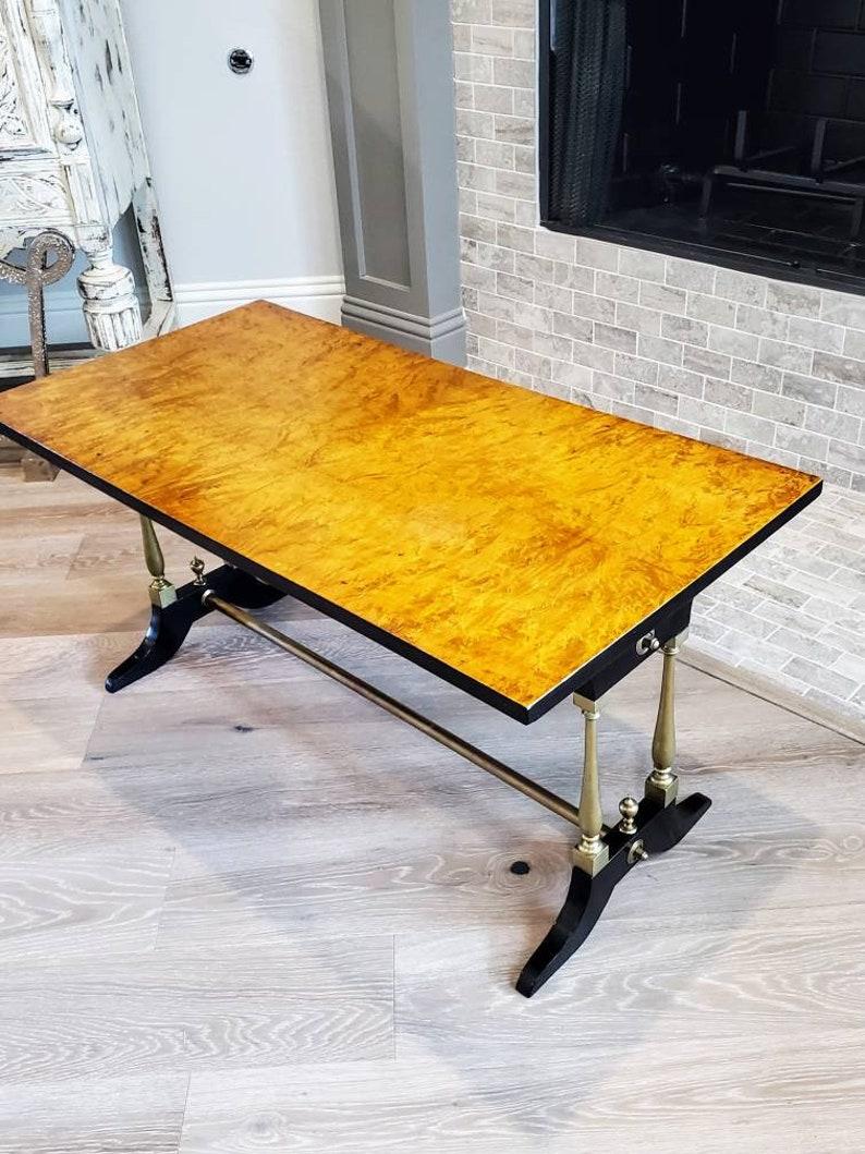 Mid-Century Modern Table Basse Moderne Milieu du Siècle Français Maison Jansen en vente