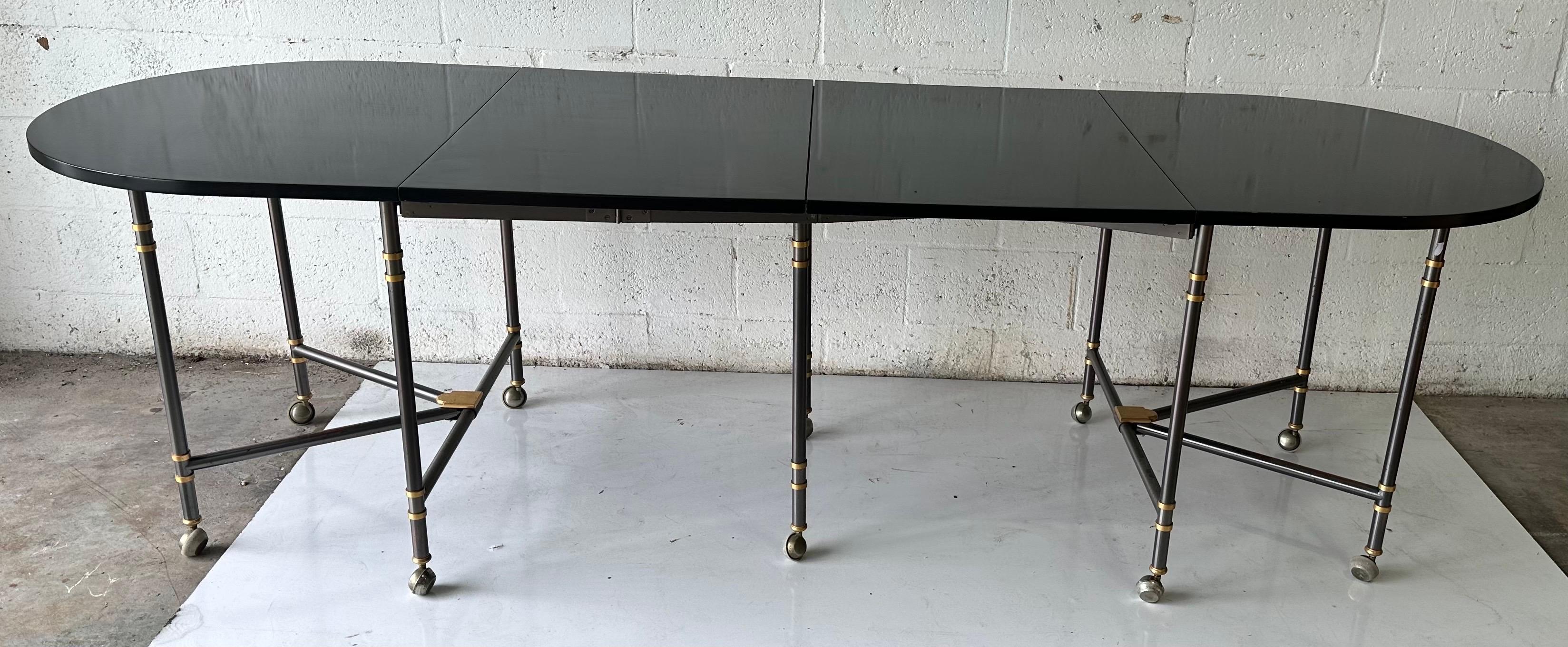 Neoclassico Maison Jansen modello Royal 2 patina  Tavolo da sala da pranzo espandibile in vendita