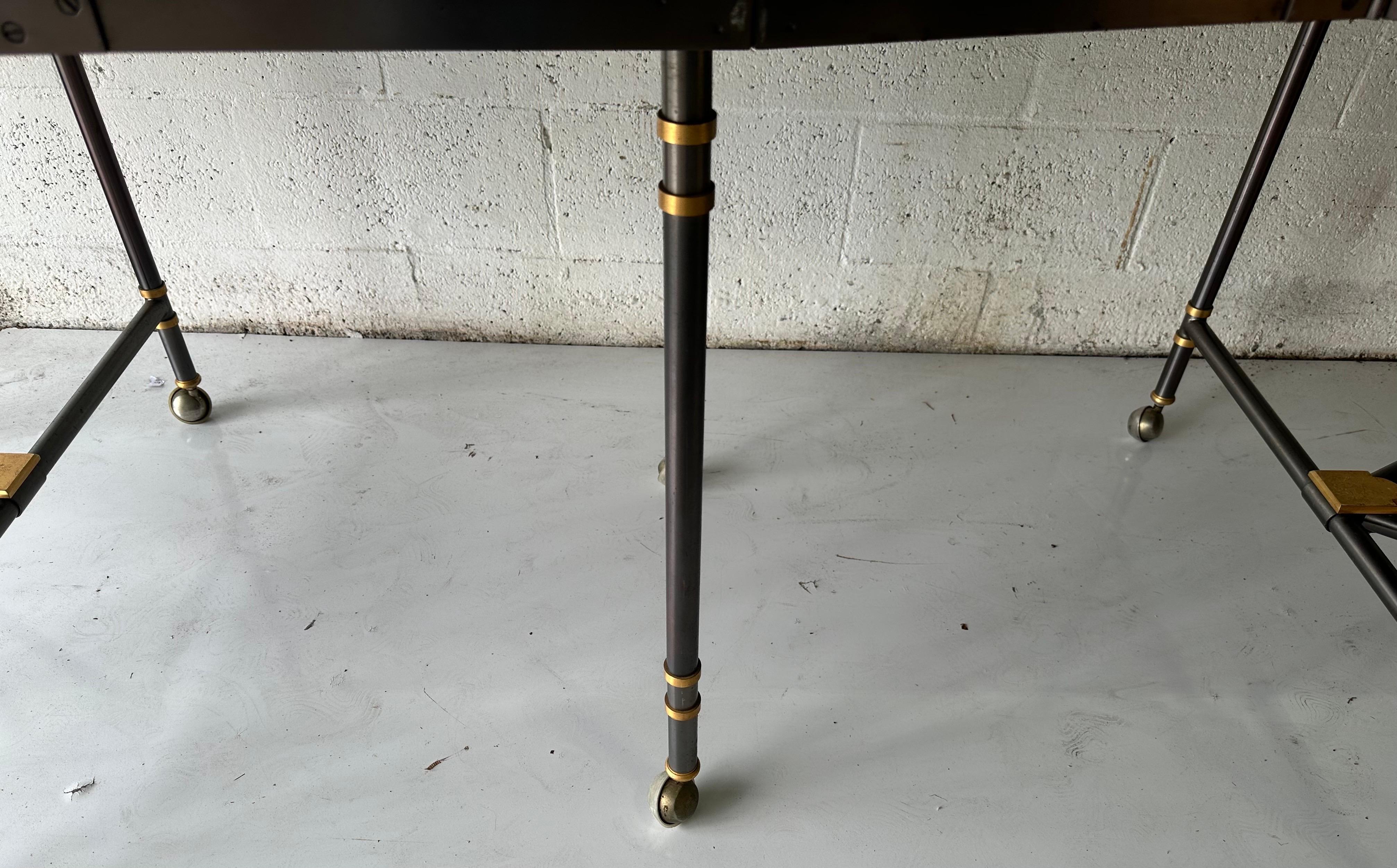 Maison Jansen modello Royal 2 patina  Tavolo da sala da pranzo espandibile In condizioni buone in vendita a Miami, FL