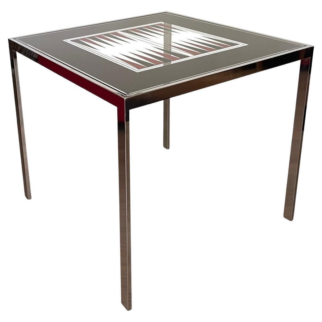 Modernistischer Backgammon-Spieltisch von Maison Jansen im Angebot