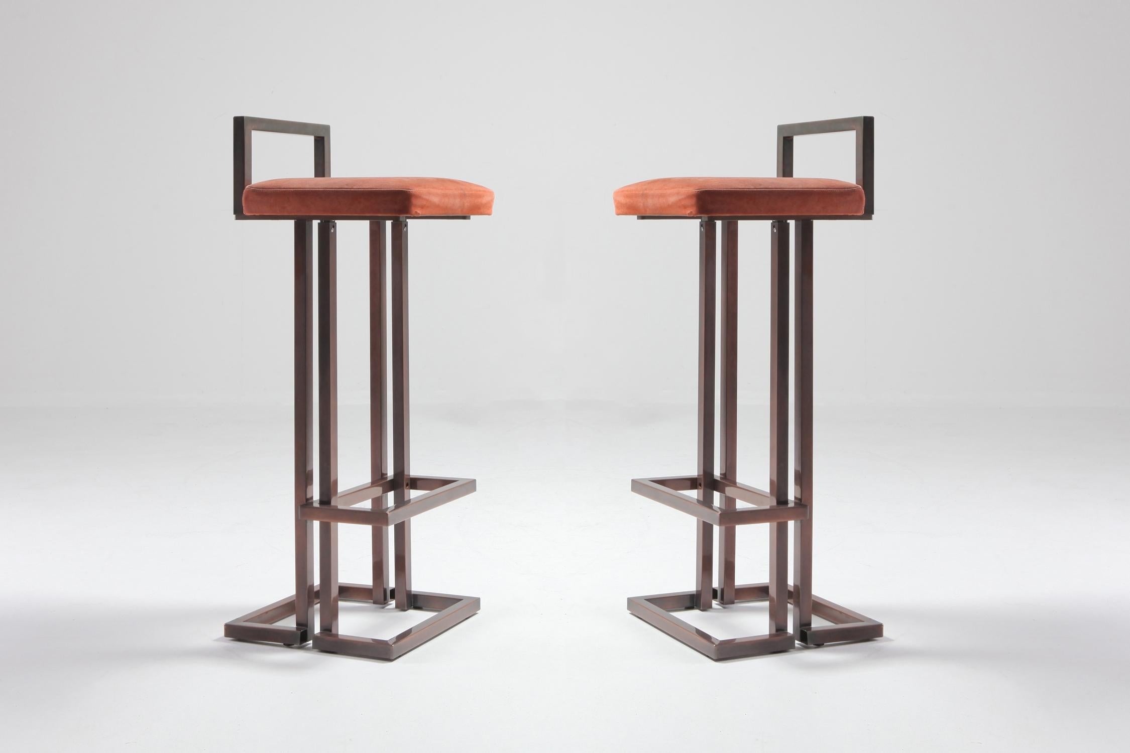 Maison Jansen Modular Dry Bar and Stools (Europäisch)