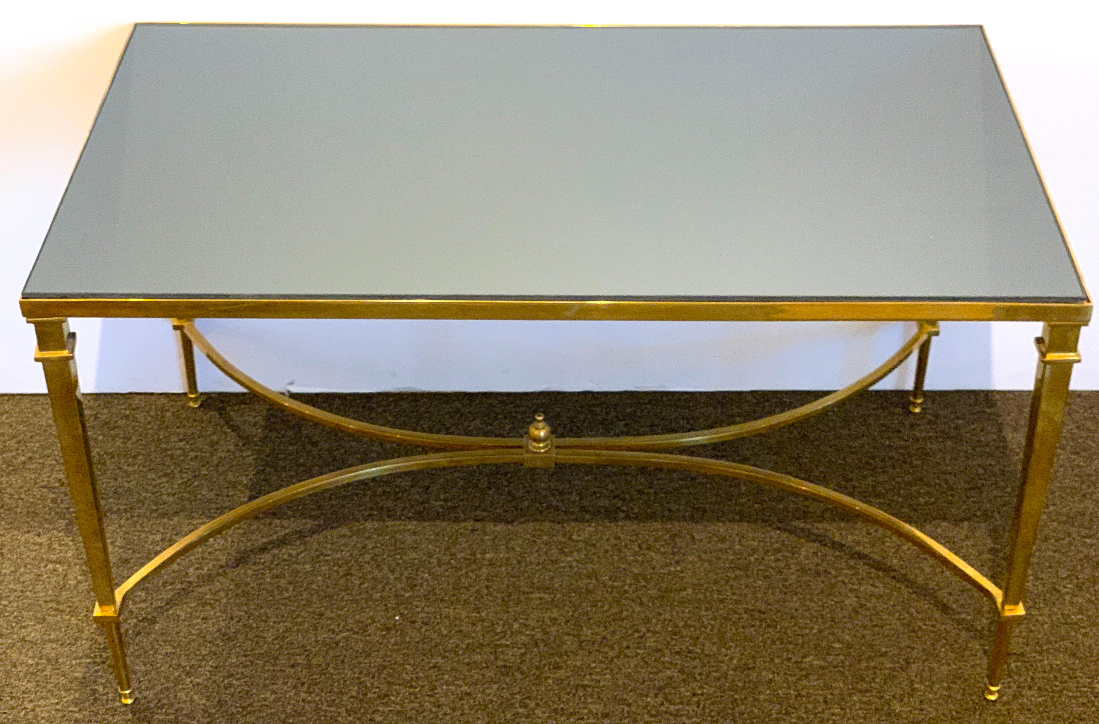 bronze mirror coffee table