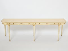 Table console néoclassique de style Louis XVI de la Maison Jansen, années 1950