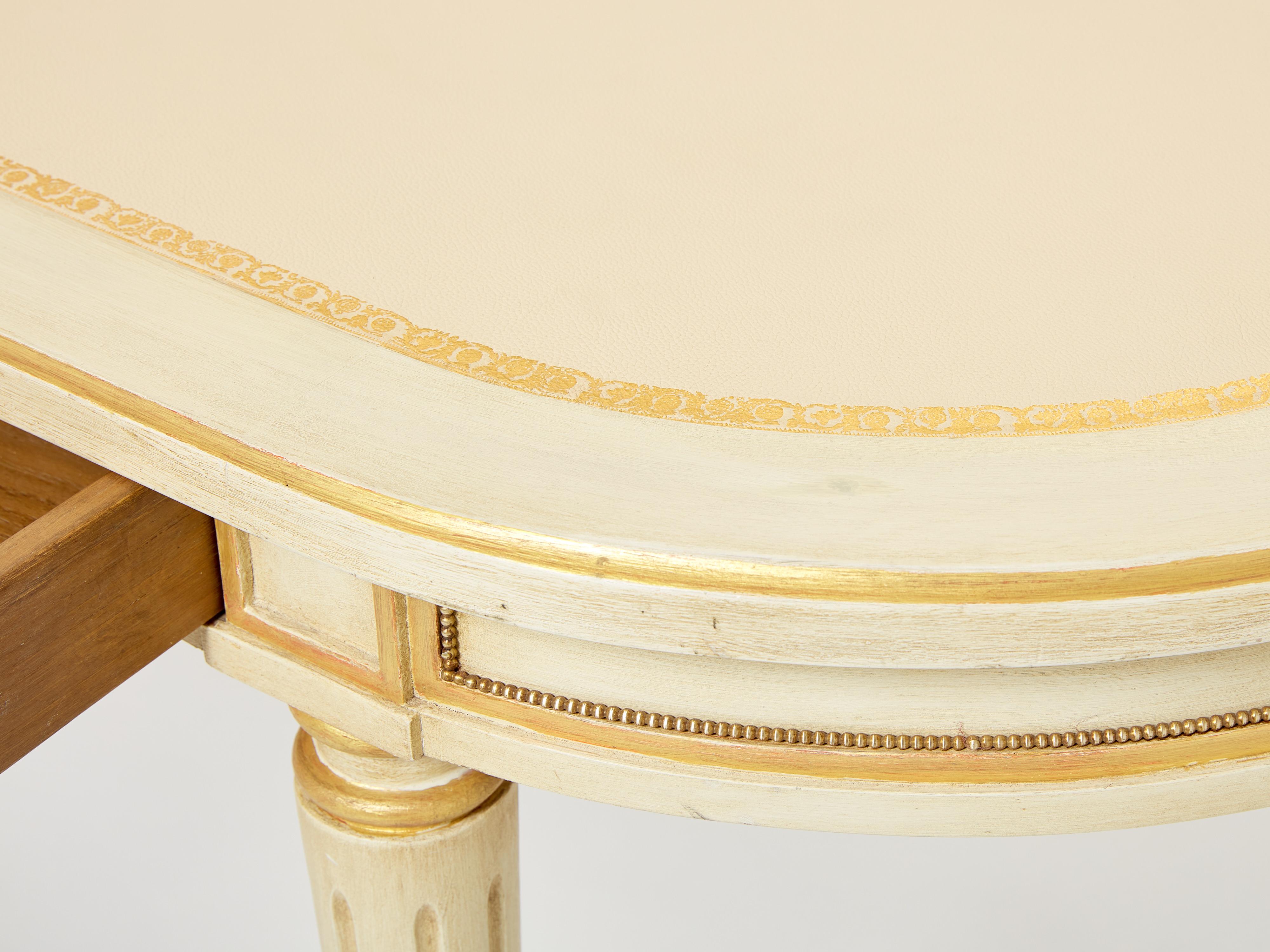 Neoklassizistischer Konsolentisch im Louis-XVI.-Stil von Maison Jansen, 1950er Jahre im Angebot 2