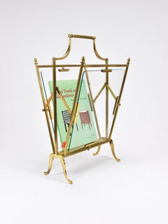 Maison Jansen Neoclassical Magazine Rack Newspaper Stand, France, 1950s