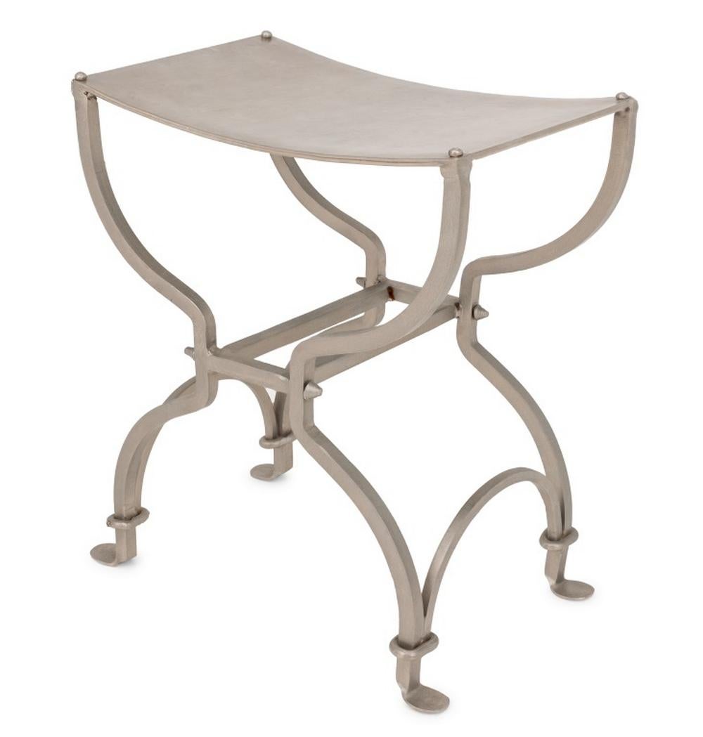 Neoclassical Revival Maison Jansen Neoclassical Style Stools, Pair For Sale