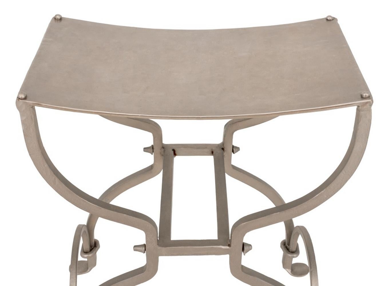 Maison Jansen Neoclassical Style Stools, Pair In Good Condition For Sale In Astoria, NY