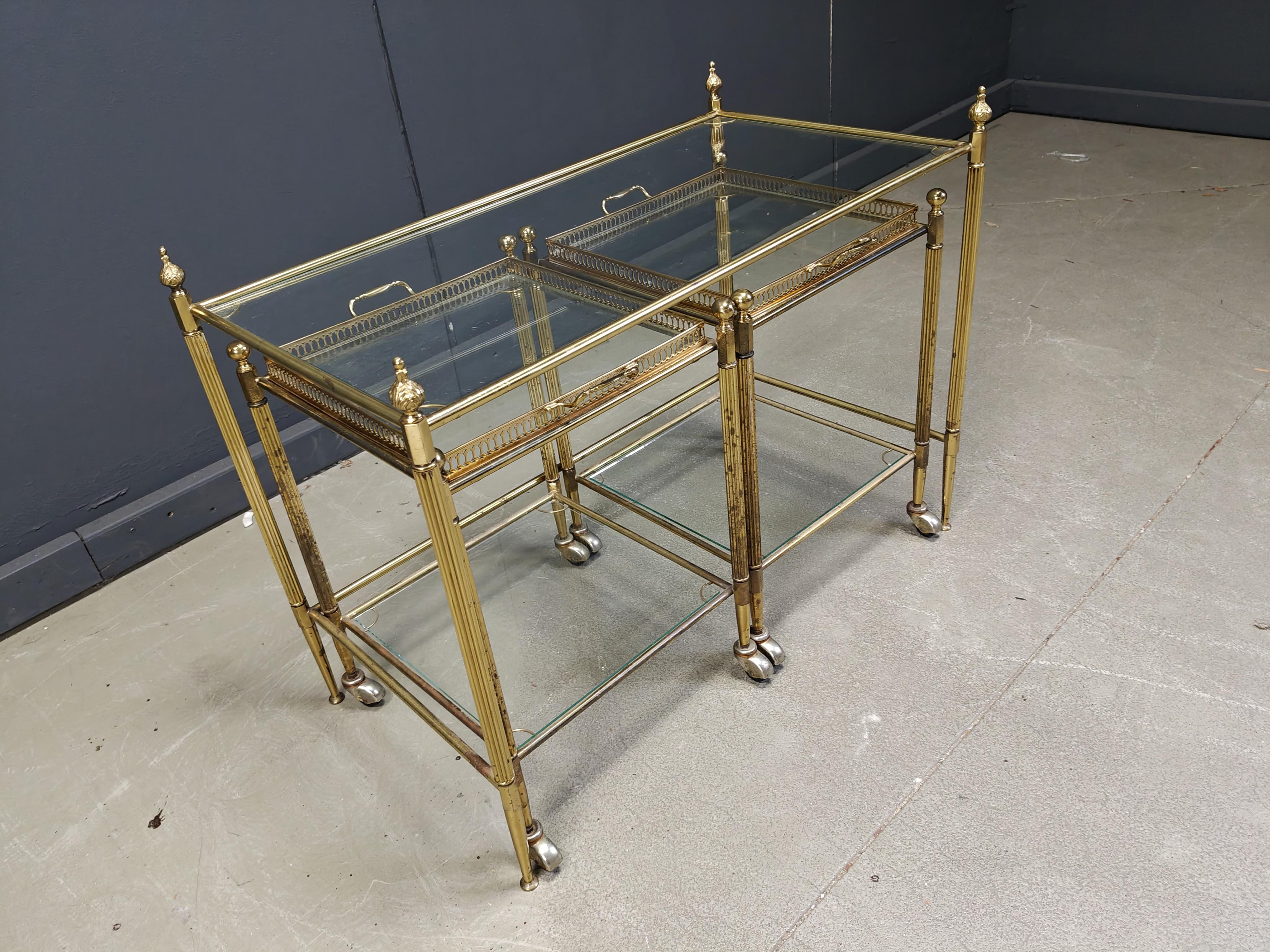 Français Nid de tables de Maison Jansen, 1960 en vente