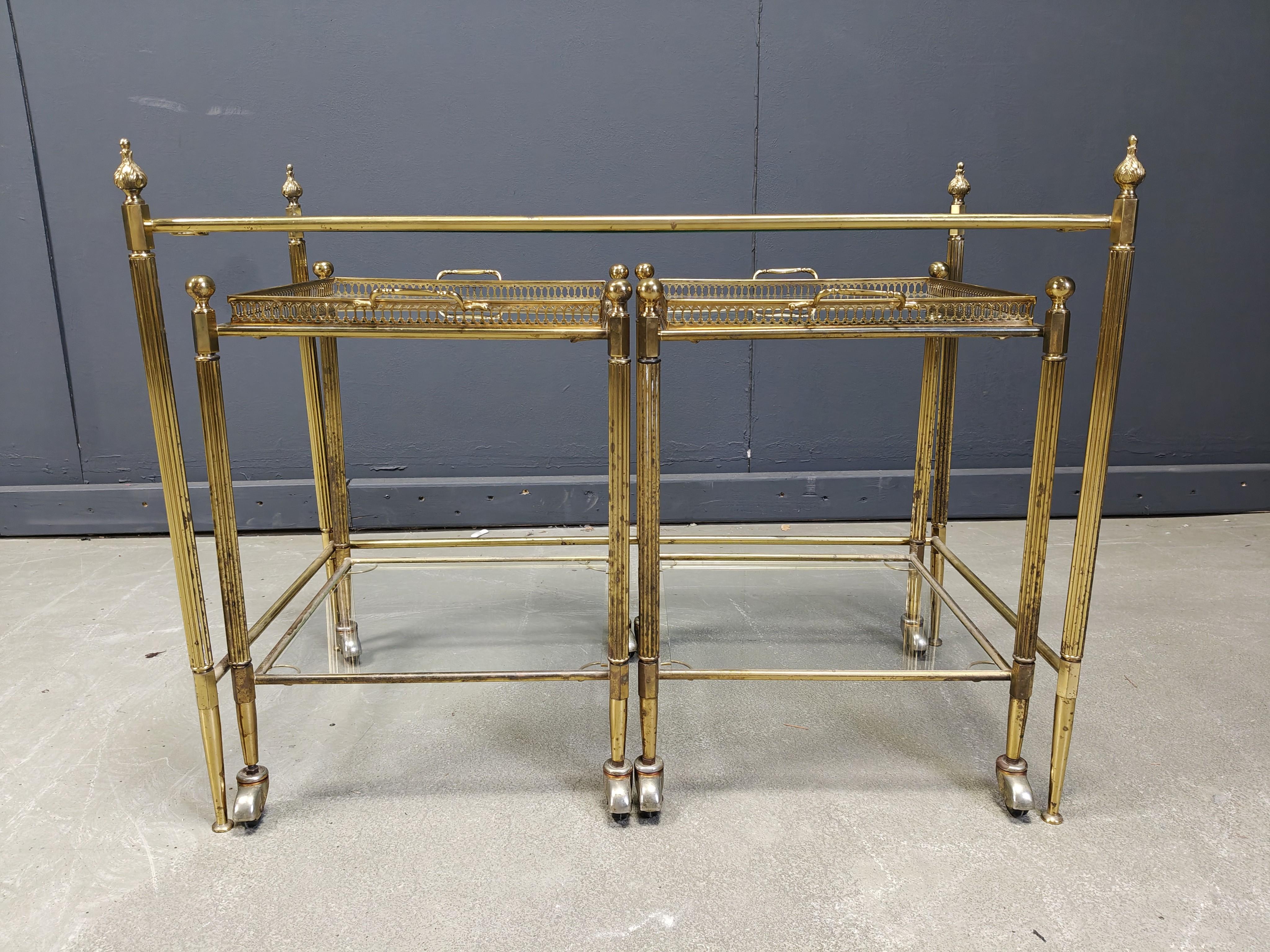 Milieu du XXe siècle Nid de tables de Maison Jansen, 1960 en vente