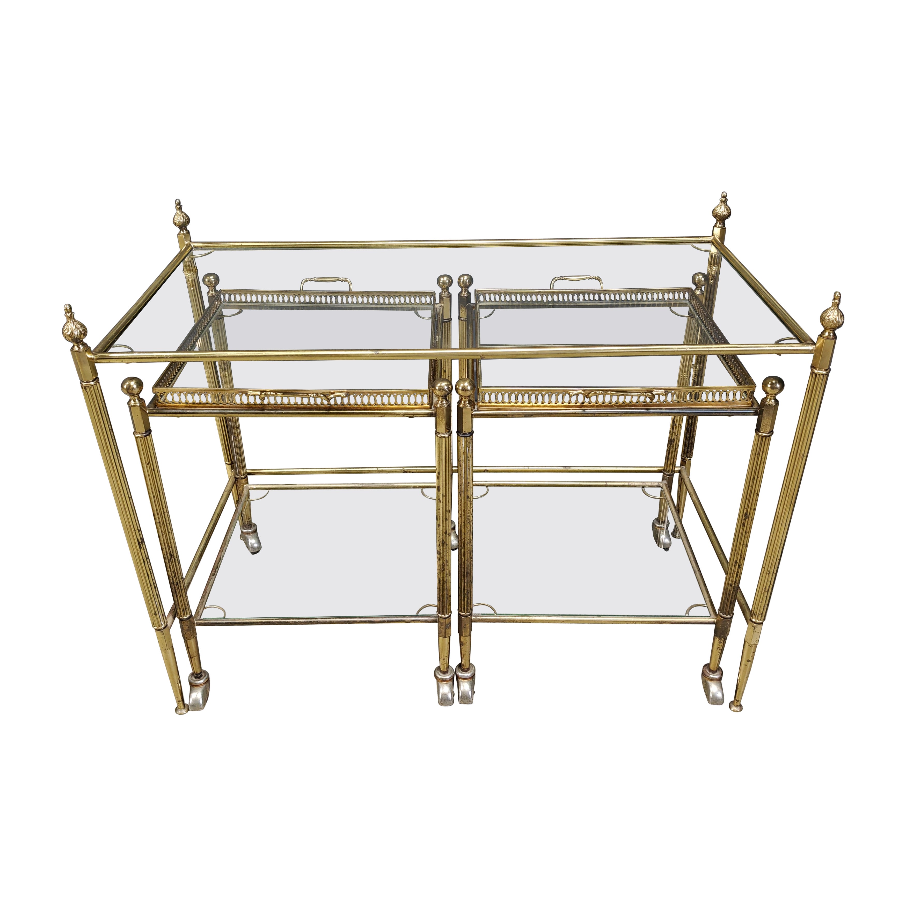 Maison Jansen nest of tables, 1960s