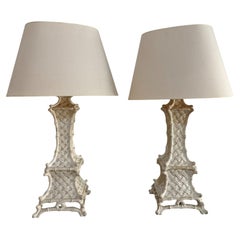 Maison Jansen, pair of table lamps, In the style of the Brighton Pavilion