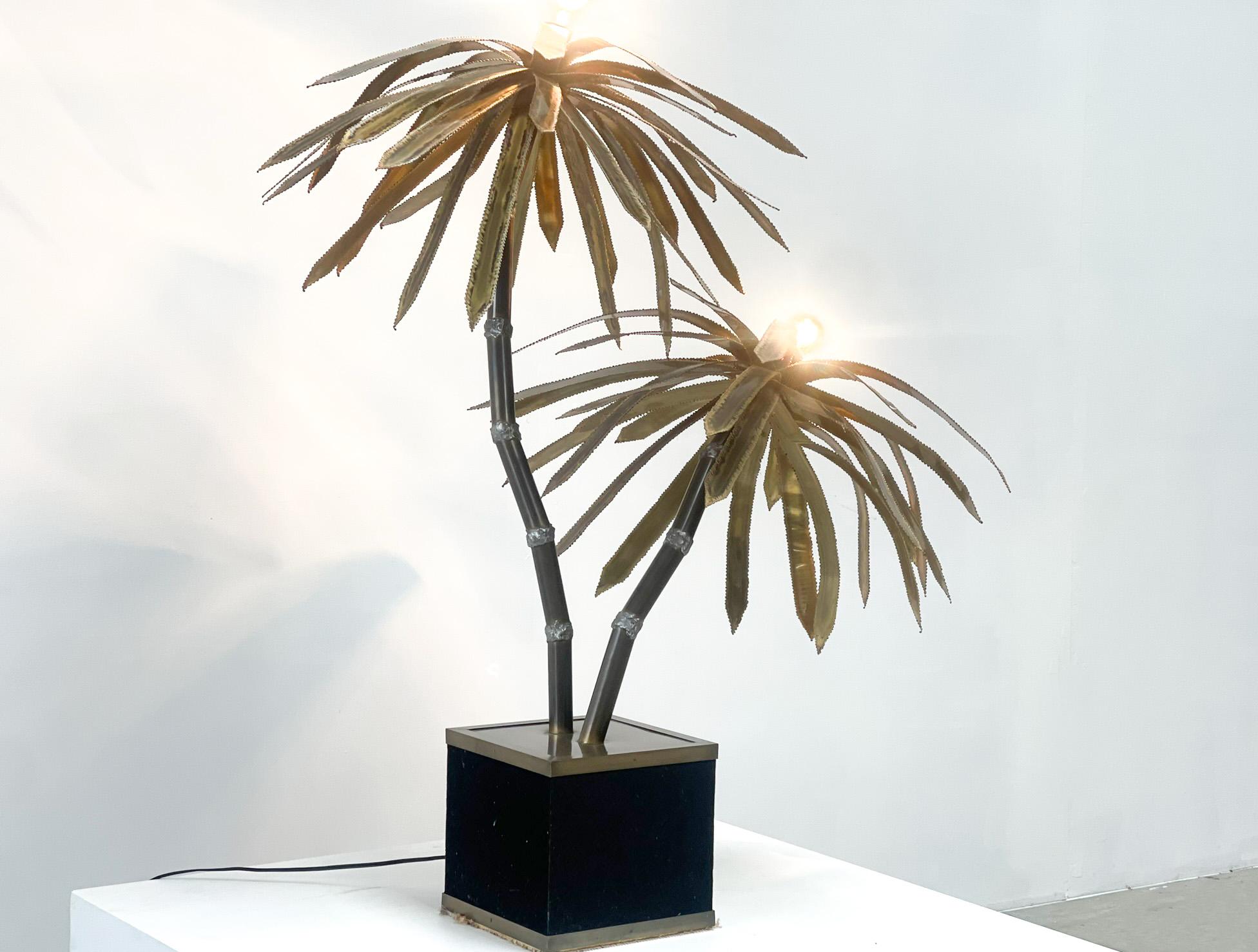 Maison Jansen Palm Floor Lamp, 1970s 1