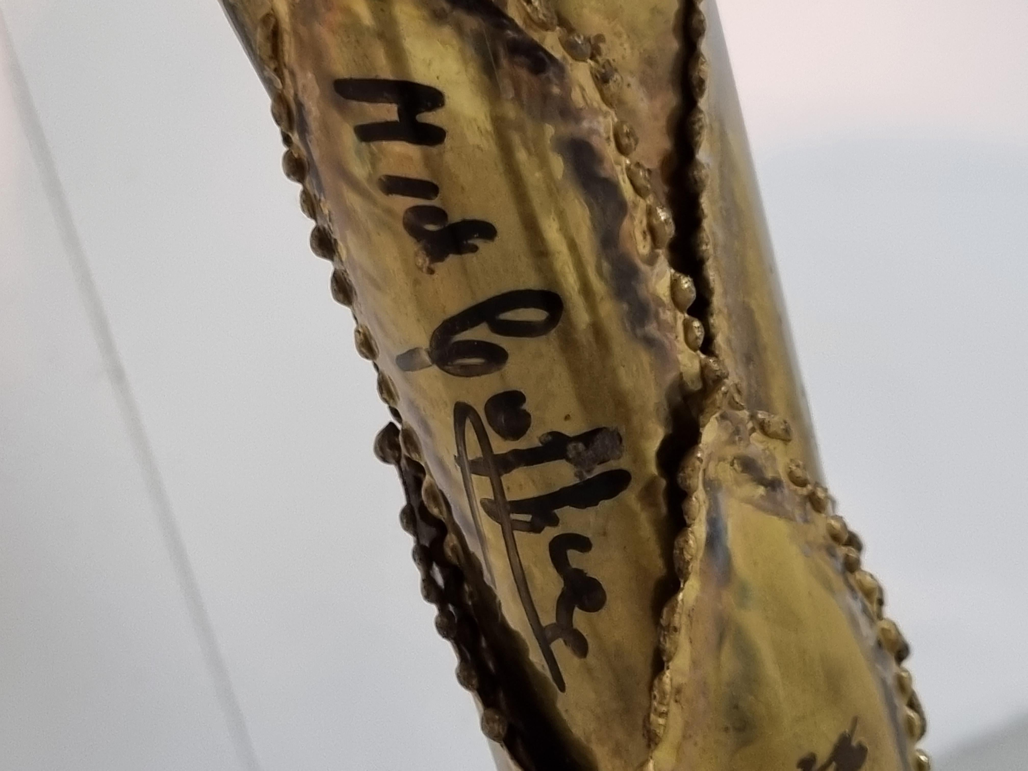 Lámpara de mesa Maison Jansen Palm, años 70 en venta 3