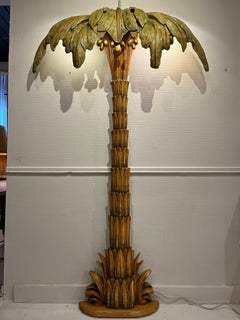 Maison Jansen, Palmen-Stehlampe, 1970er-Jahre, Frankreich