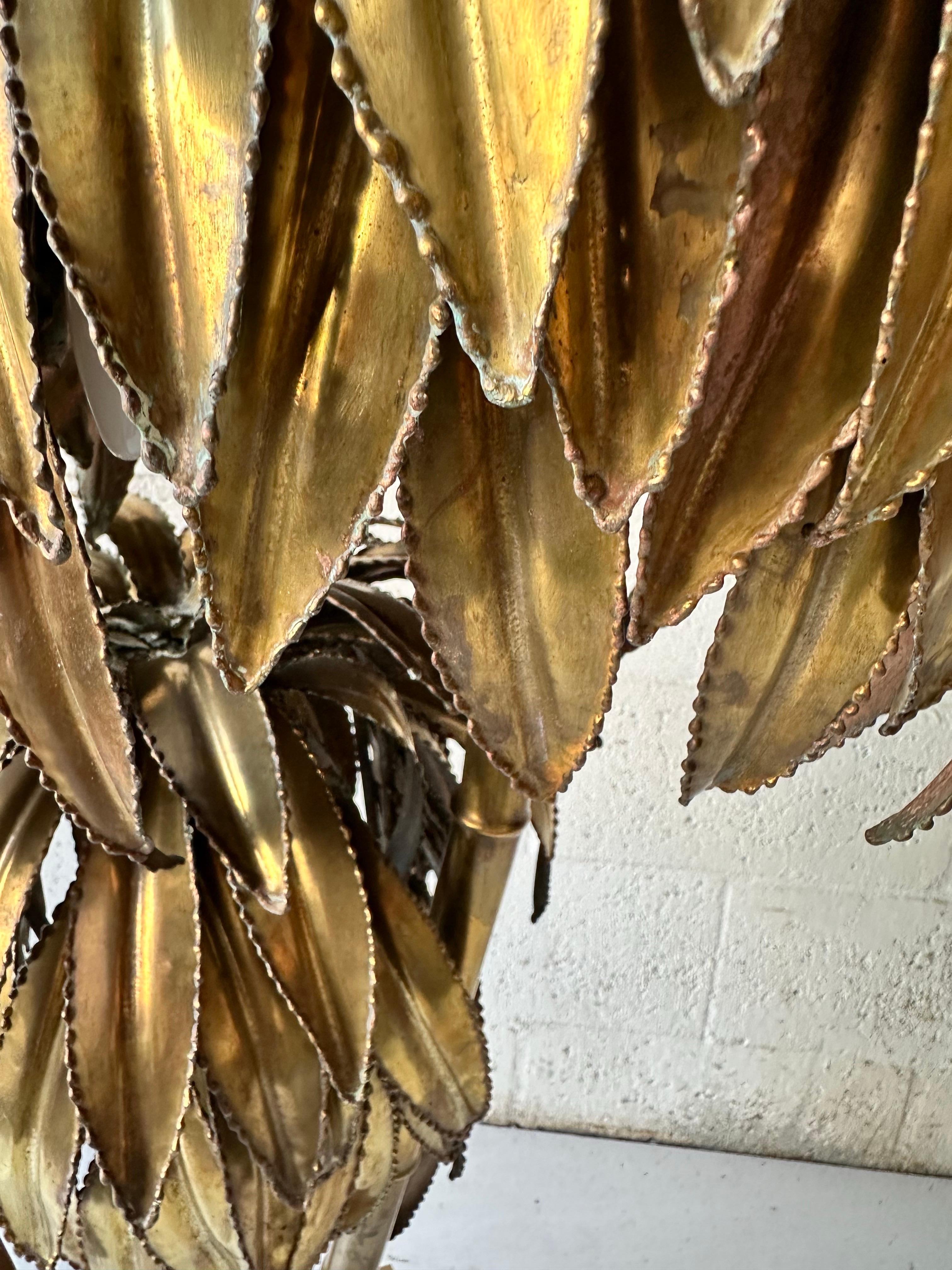 Maison Jansen Palm Tree Floor lamp, circa 1960’s For Sale 4