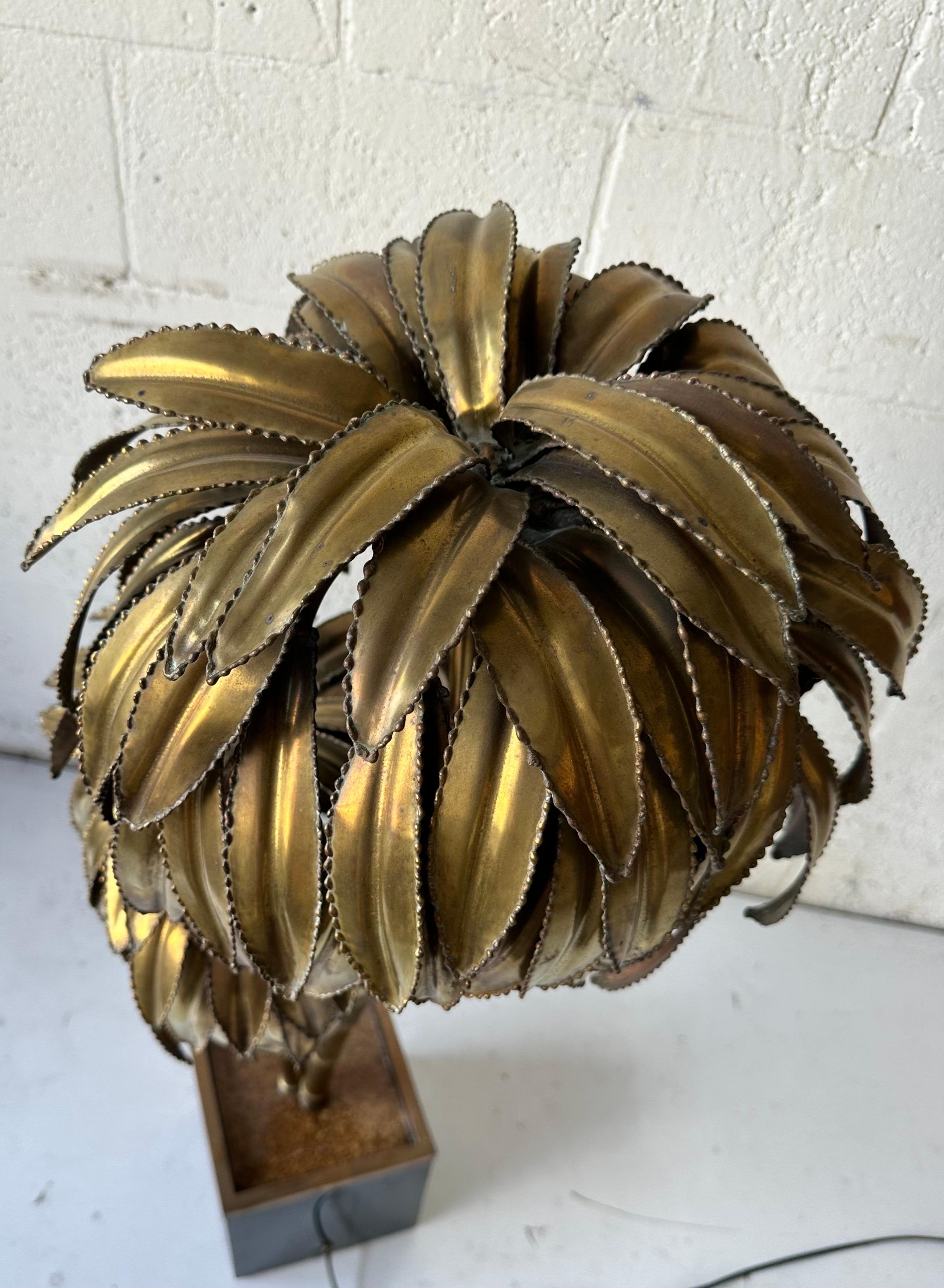 Maison Jansen Palm Tree Floor lamp, circa 1960’s For Sale 5