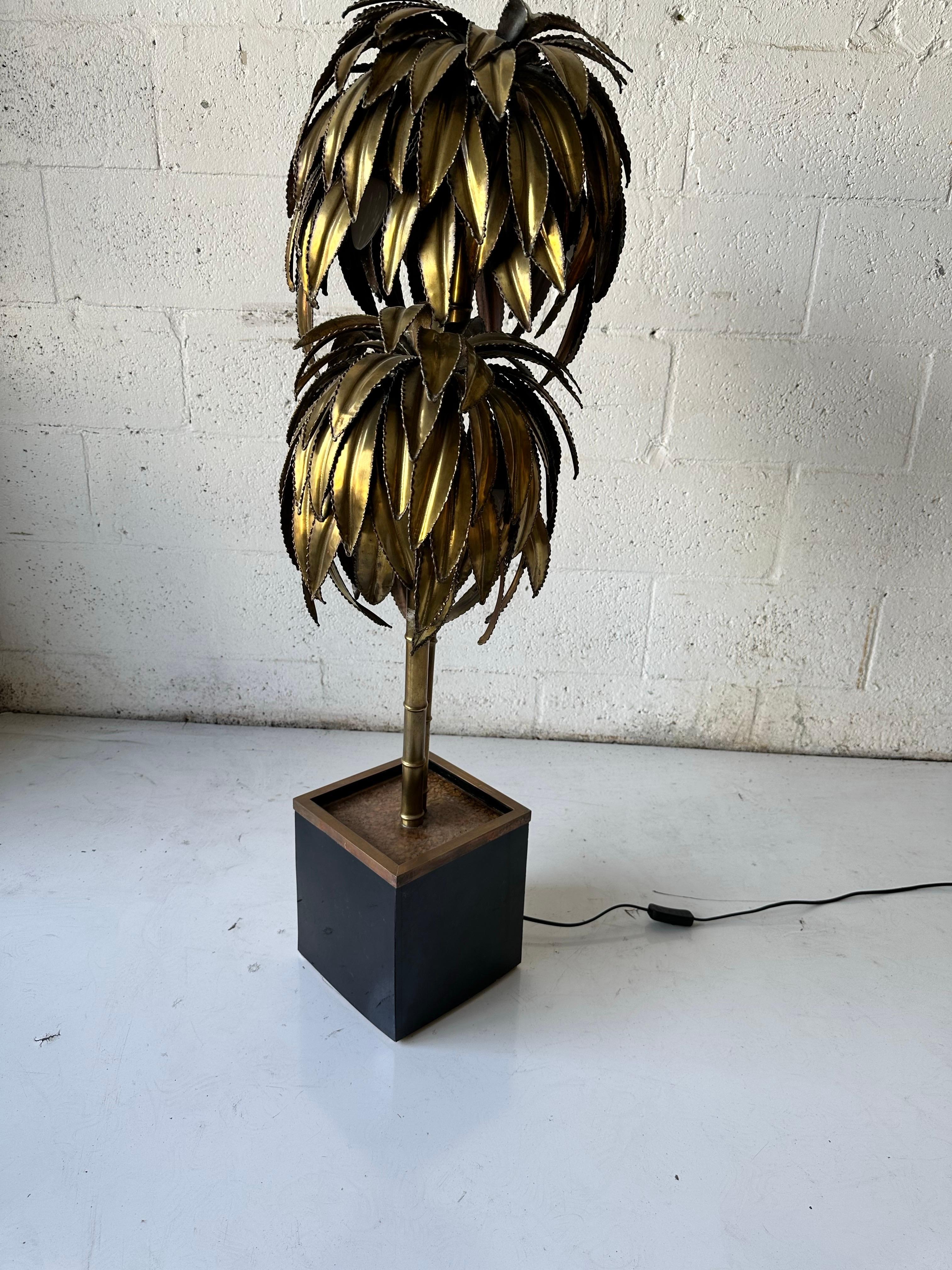 Maison Jansen Palm Tree Floor lamp, circa 1960’s.