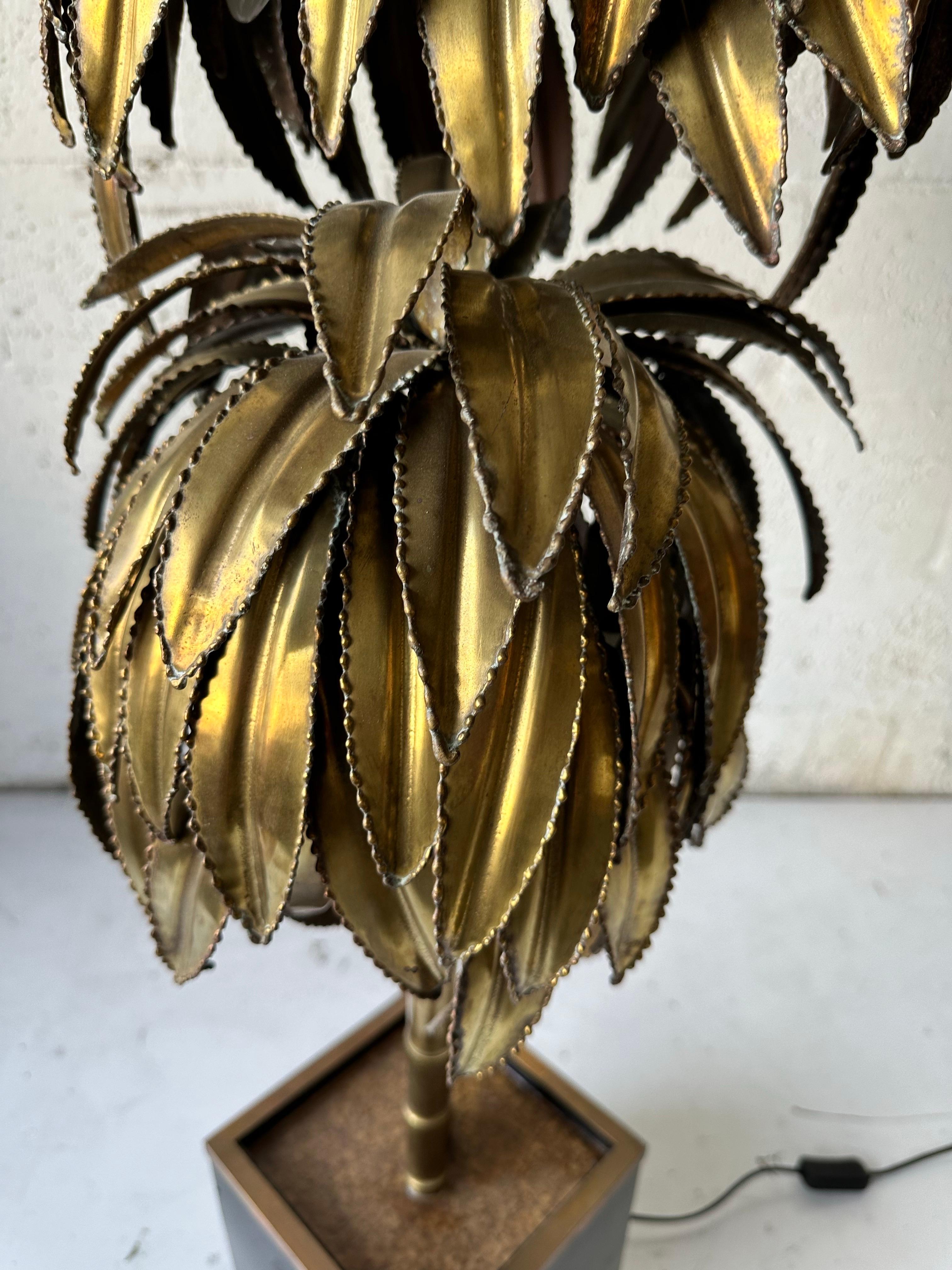 20th Century Maison Jansen Palm Tree Floor lamp, circa 1960’s For Sale
