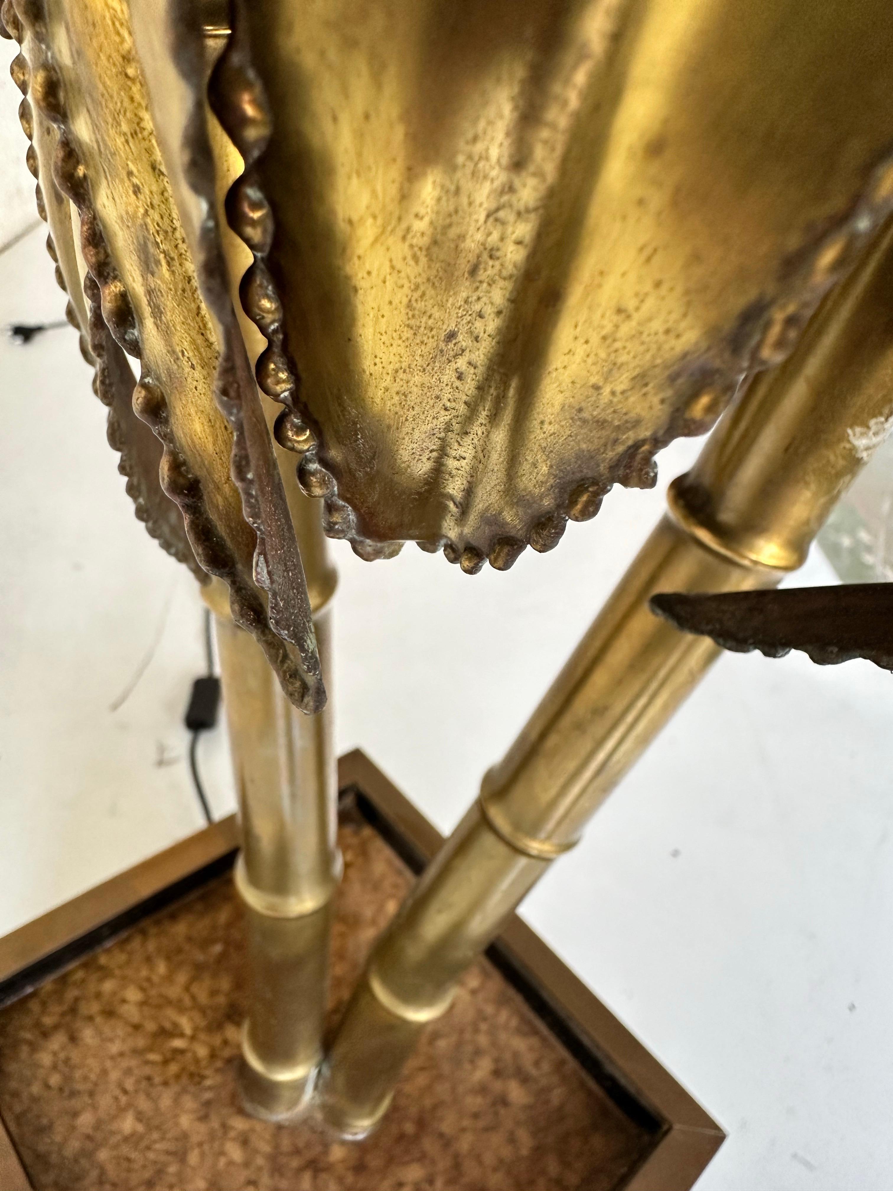 Maison Jansen Palm Tree Floor lamp, circa 1960’s For Sale 2