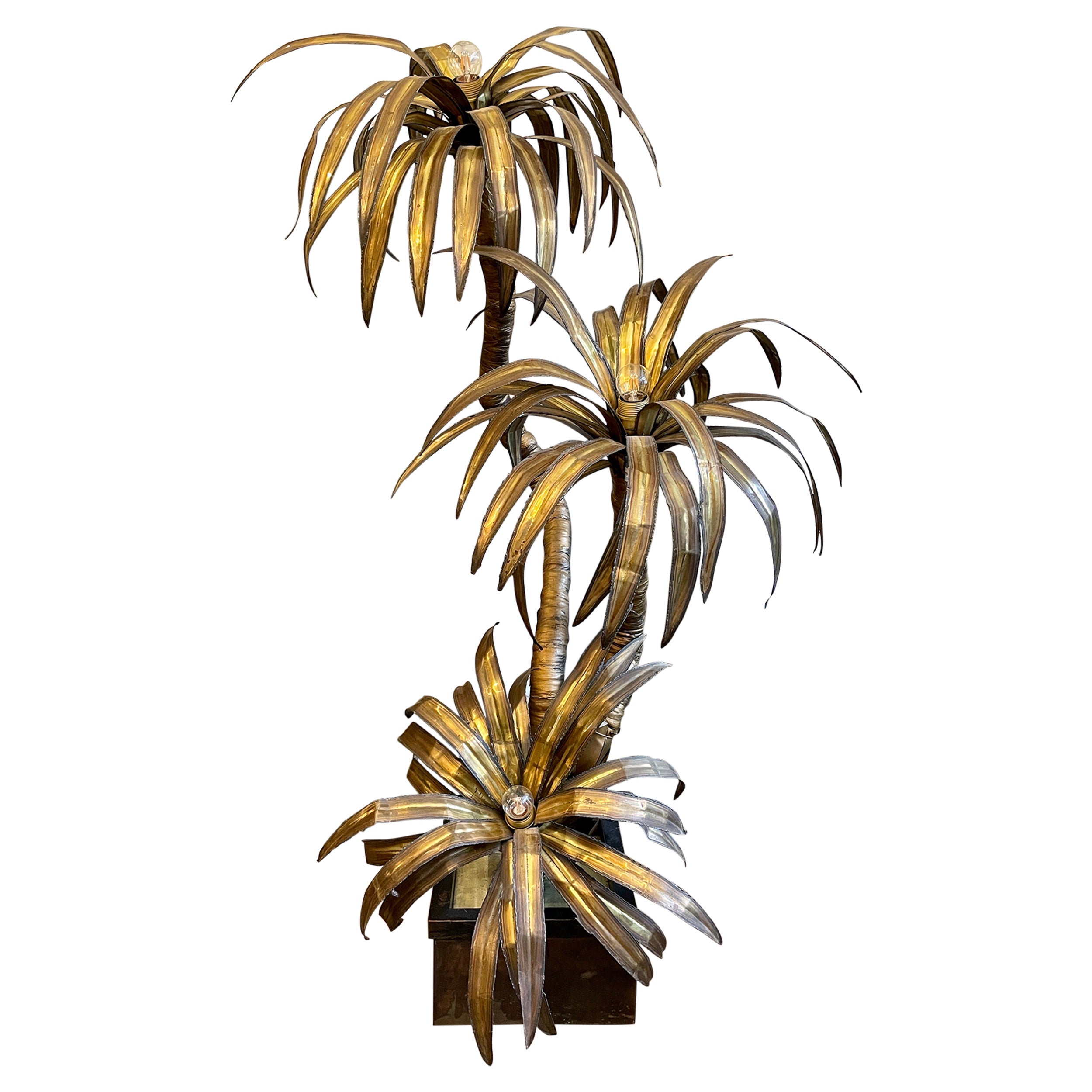 Maison Jansen Palm Tree Floor Light (lampe de sol)
