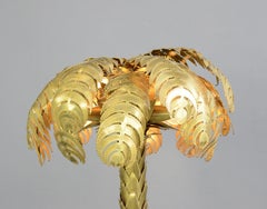 Maison Jansen Palm Tree Table Lamp, Circa 1960s