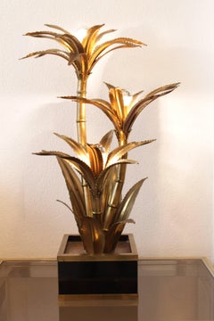 Maison Jansen Palm Tree Table Lamp