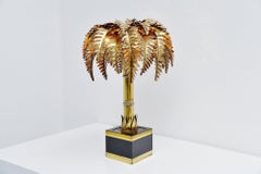 Palm Tree Table Lamp Christian Techoueyres for Maison Jansen France, 1970