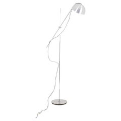 Maison Jansen. Polished and brushed metal floor lamp. 1970s.