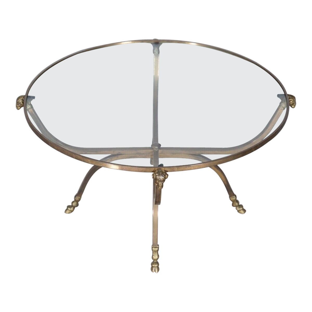 Maison Jansen Rams Head / Hoof Coffee Table
