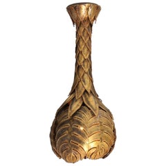 Maison Jansen Regency Brass Palm Chandelier