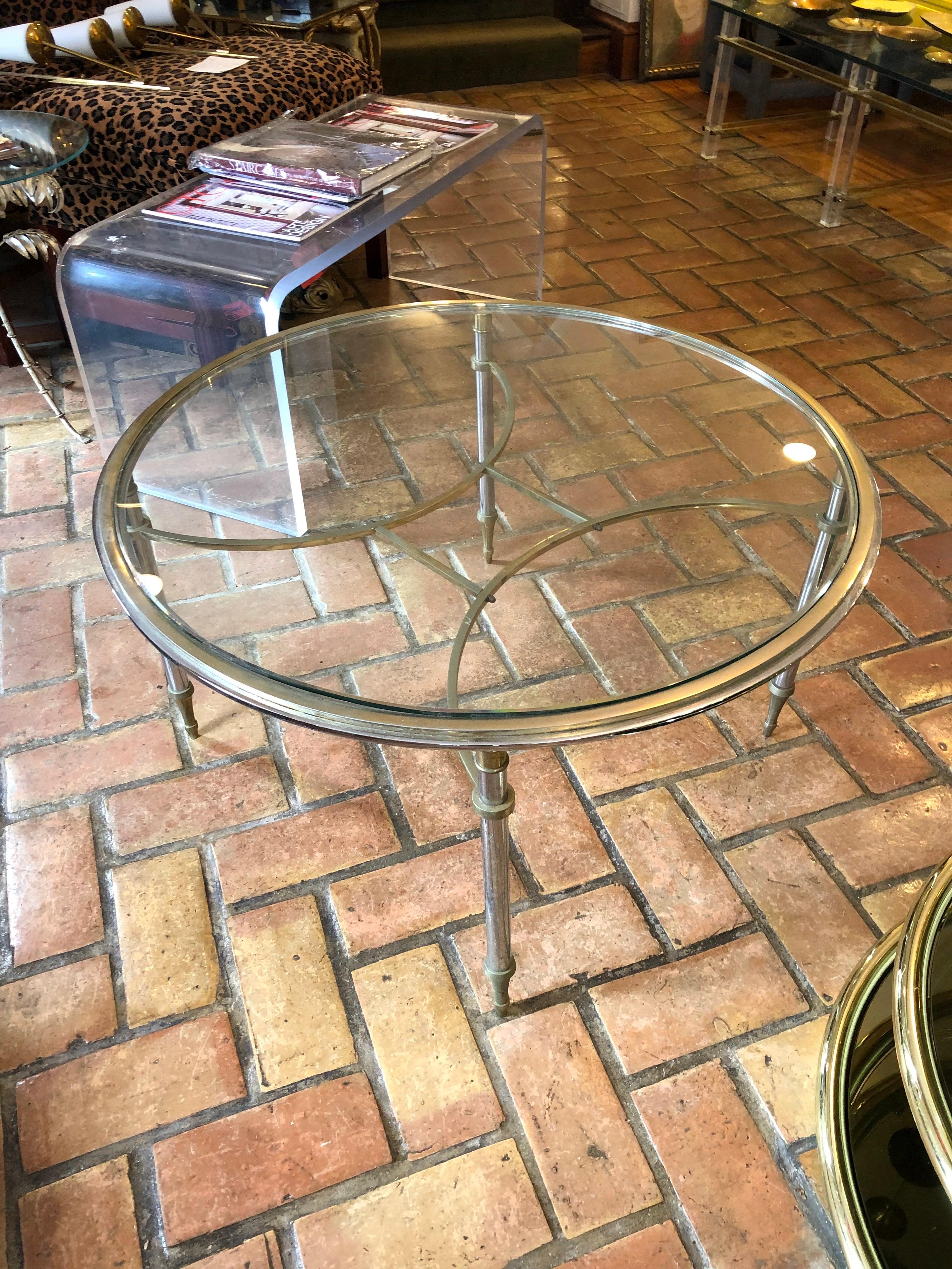 Maison Jansen Round Two Tone Coffee Table 12