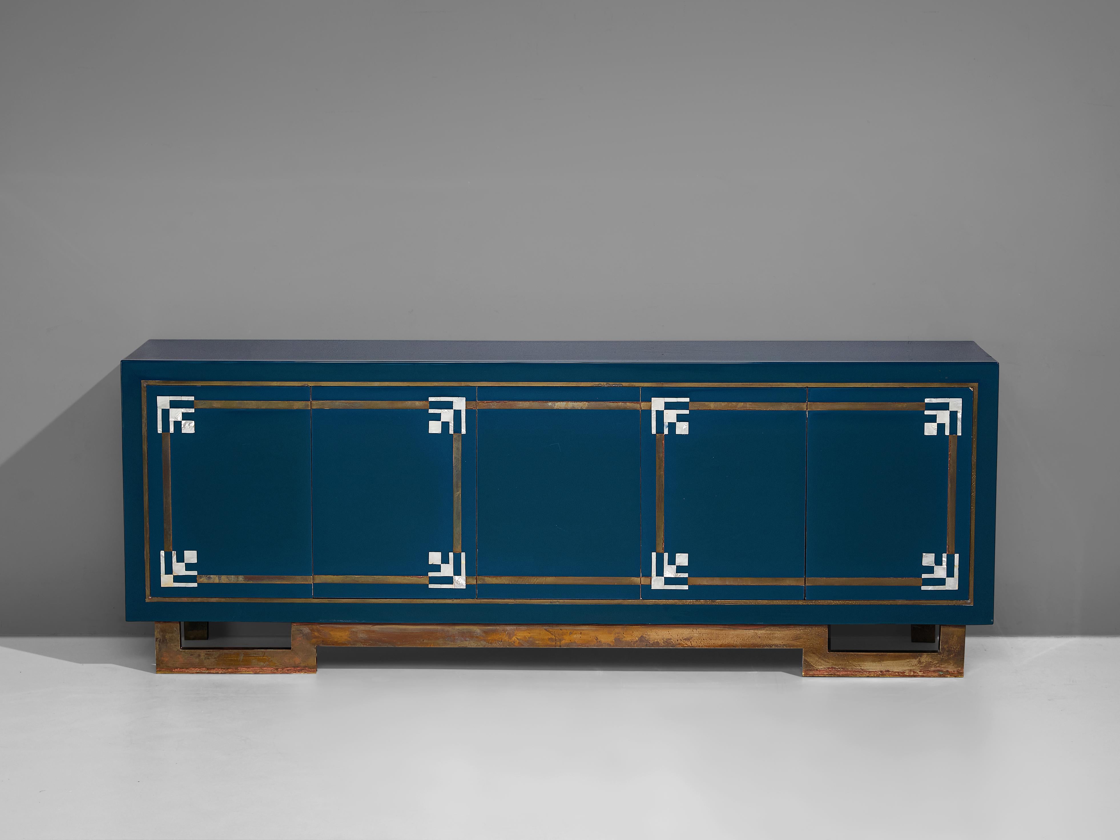 Maison Jansen Sideboard with Shell Inlay Details 4