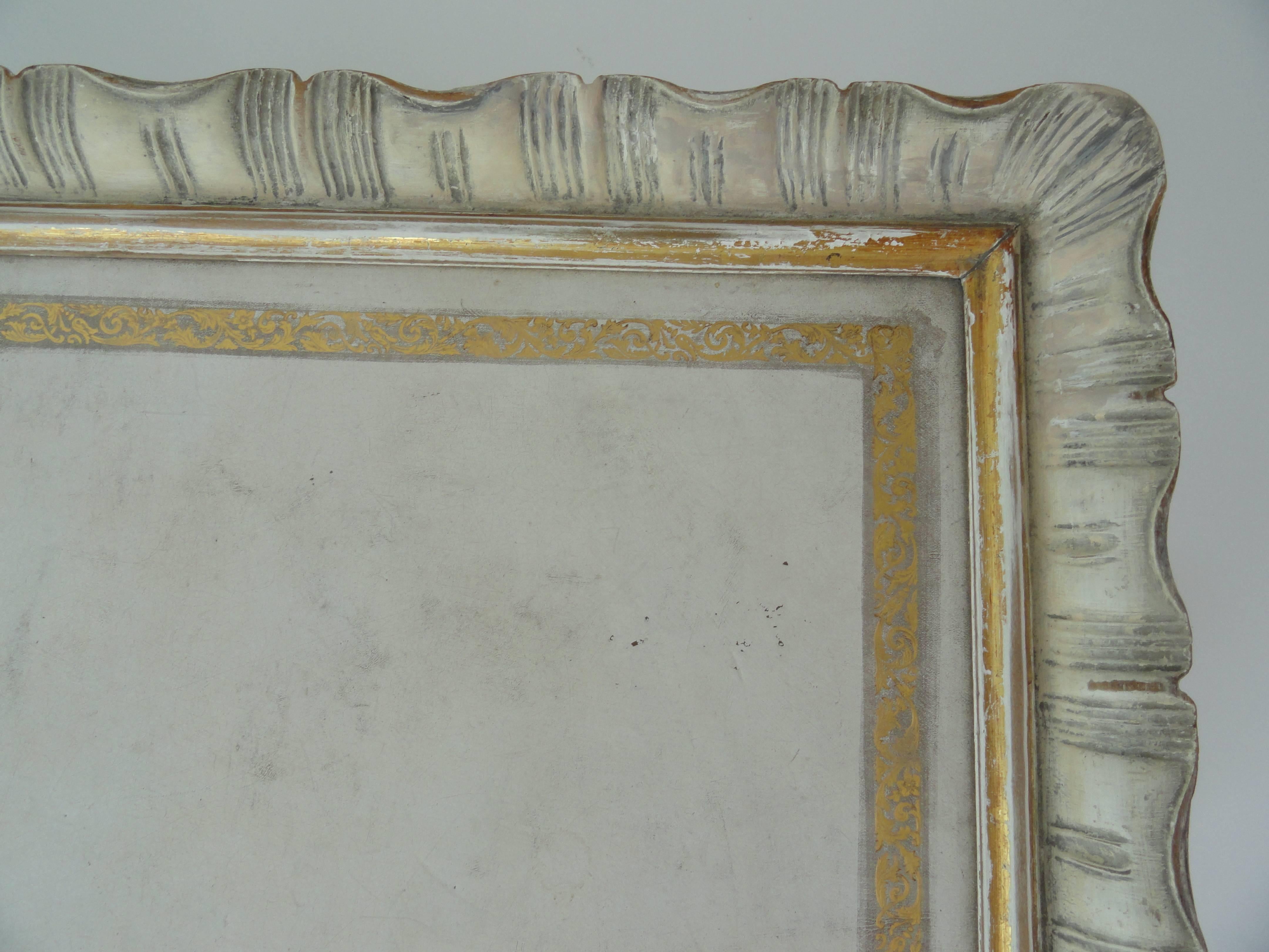 French Maison Jansen Signed and Numbered Tray For Sale