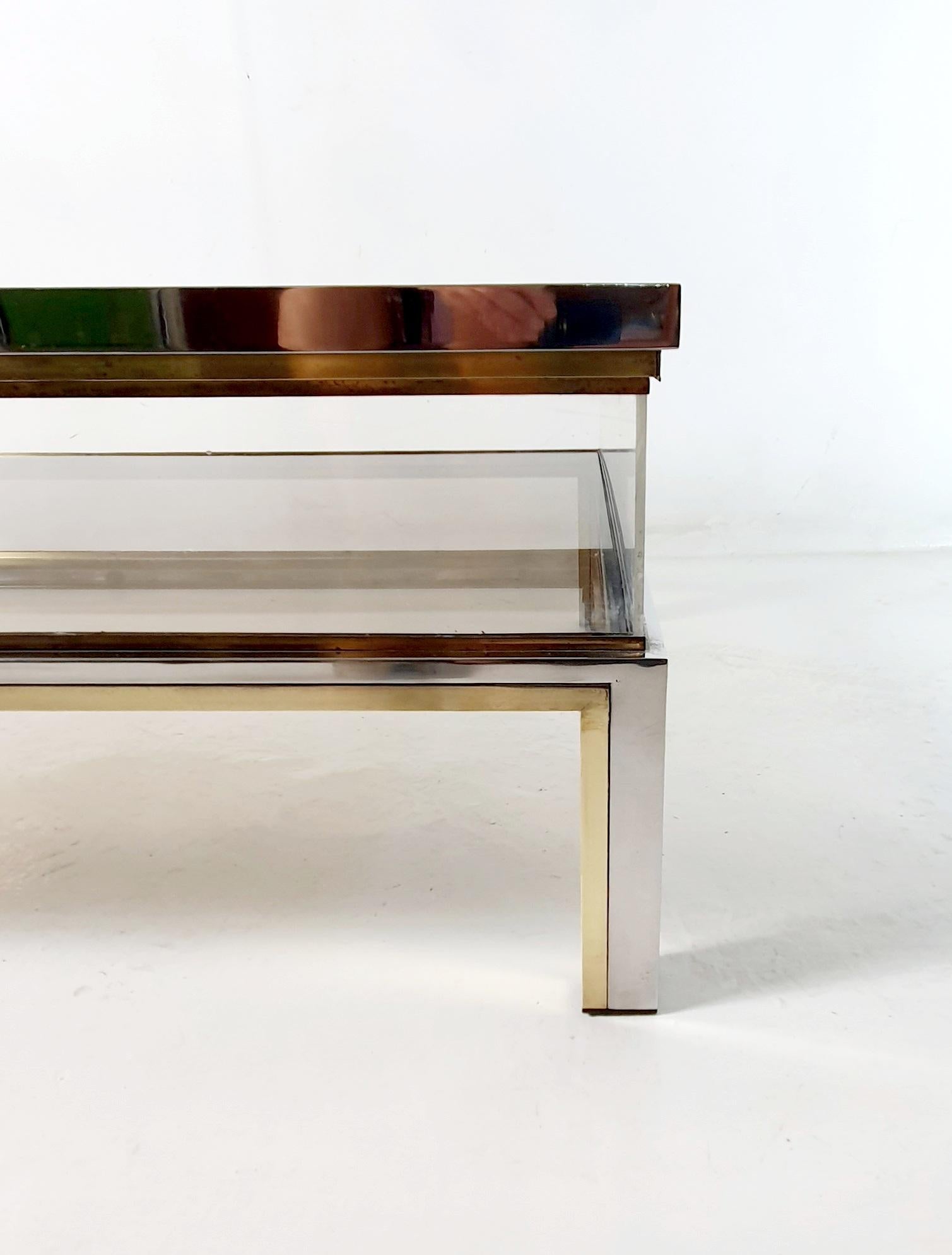 Late 20th Century Maison Jansen Sliding Top Coffee Table, 1970's For Sale