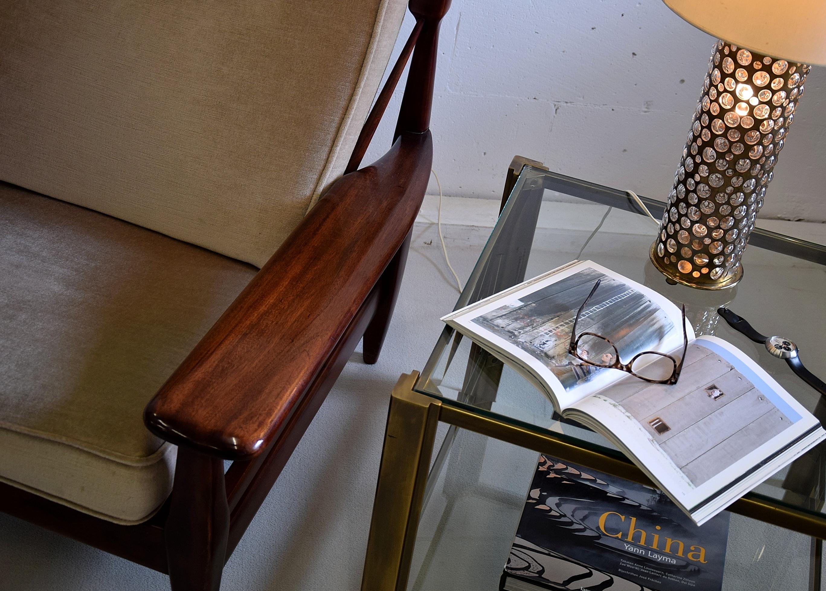 Maison Jansen Solid Brass Hollywood Regency Side Tables 1